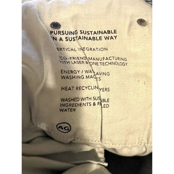 AG Adriano Goldschmied Everett Slim Straight Jeans Men's Size 36 32 Medium Wash - Picture 14 of 16